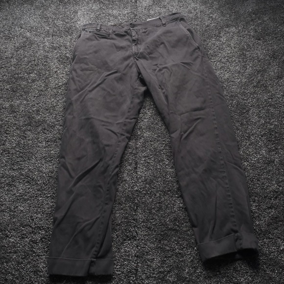 White Sand Other - White Sand Chino Pant Men 50 (32x28) Gray Slim Tapered Italian Designer Trousers